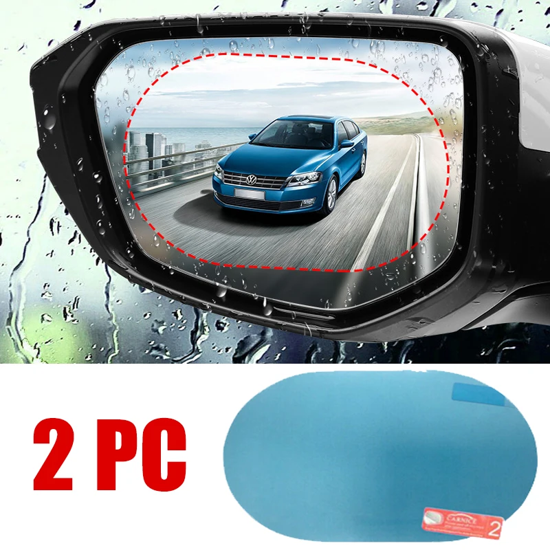 Anti Glare Car Rearview Mirror Film - 2 pièces autocollant de voiture Film