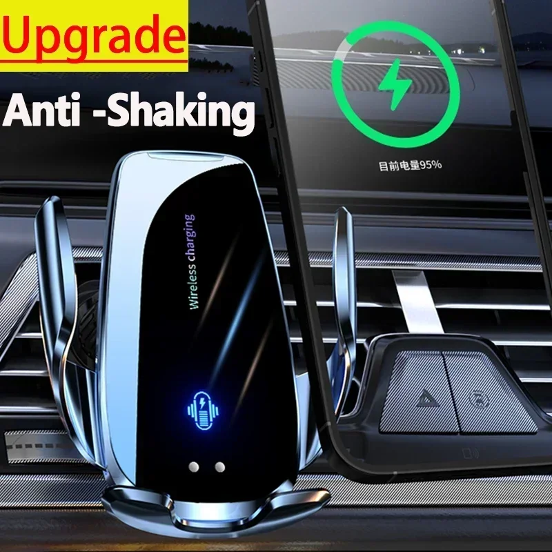 Wireless Car Charger Mount Fast Charging - Support de téléphone de voiture à