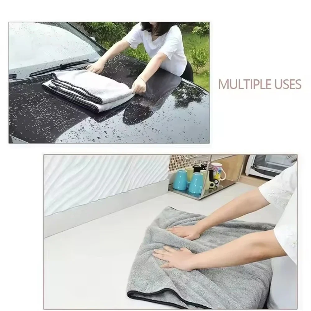 Serviette en microfibre pour l - Microfiber Car Drying Towel Super Absorbent avis et prix