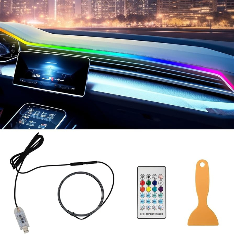LED coloré intérieur de voitur - Led Ambient Interior Car Lights App Control avis et prix