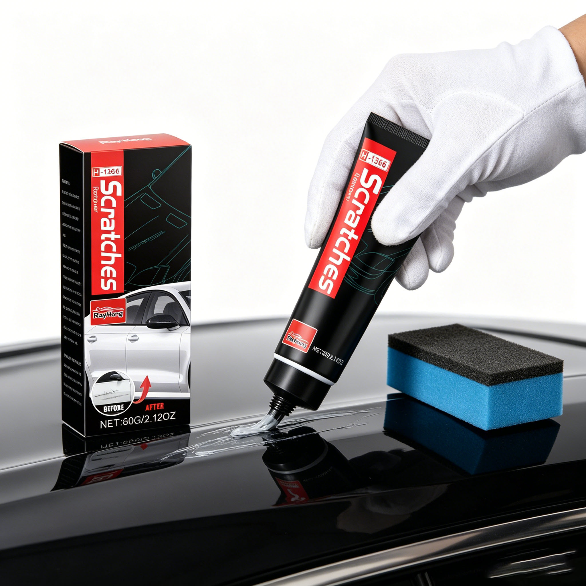 Pâte de réparation pour rayure - Car Scratch Repair Polishing Wax Paste avis et prix